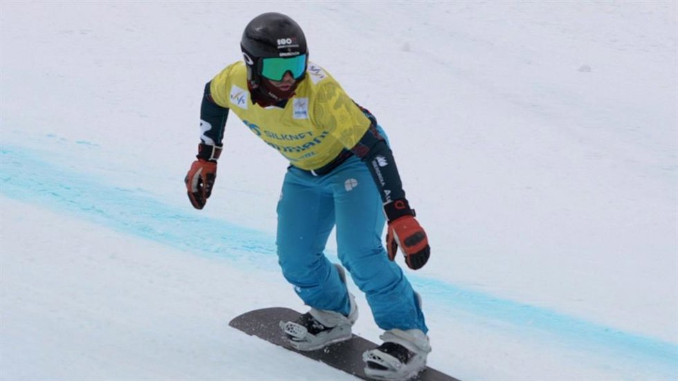 El 'rider' español Álvaro Romero, 13 en los Mundiales de SBX de Bakuriani (Georgia)