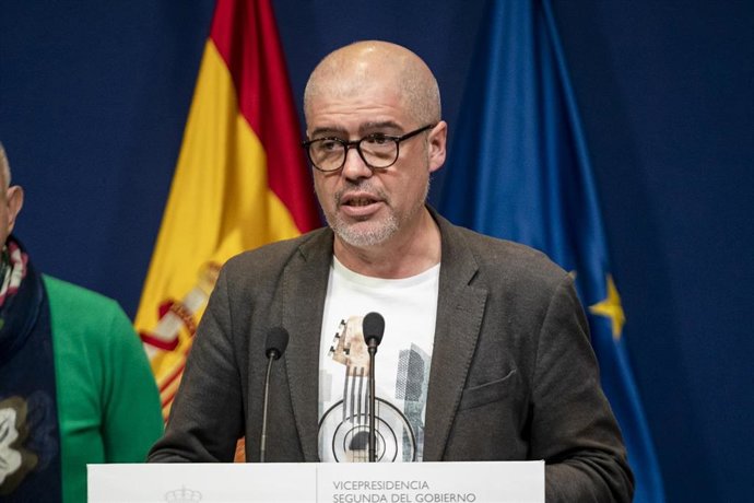 El secretario general de CCOO, Unai Sordo, en una imagen de archivo.
