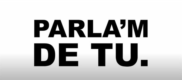 Imagen de la campaña 'Parla'm de tu' de la Diputación de Barcelona.