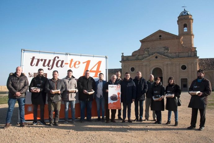 Presentación de Trufa-te 14 en Sariñena
