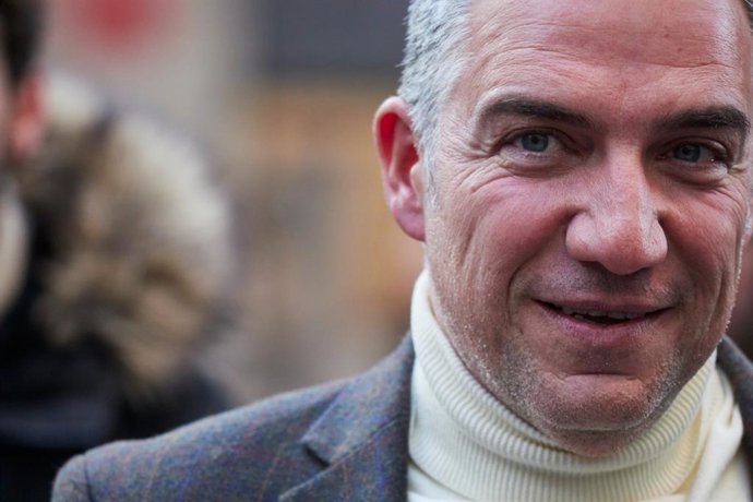 El coordinador general del Partido Popular, Elías Bendodo, durante su visita a Navarra