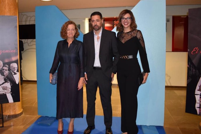 Yeray Díaz con la secretaria general del PSOE de Melilla, Gloria Rojas, y la delegada del Gobierno en Melilla, Sabrina Moh, archivo