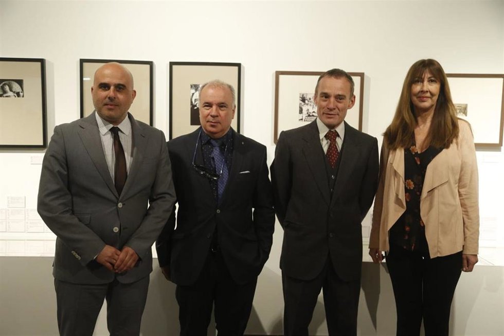 Inauguración de la exposición 'Escrito por mujeres. Escritoras del siglo XX en lengua española'