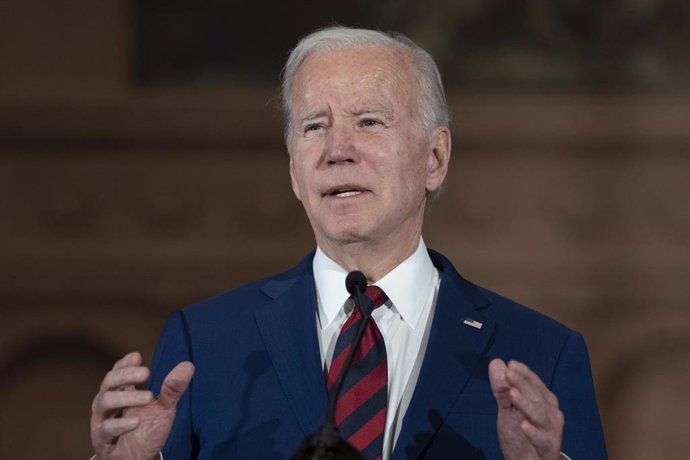 Archivo - El presidente de Estados Unidos, Joe Biden, en Washington