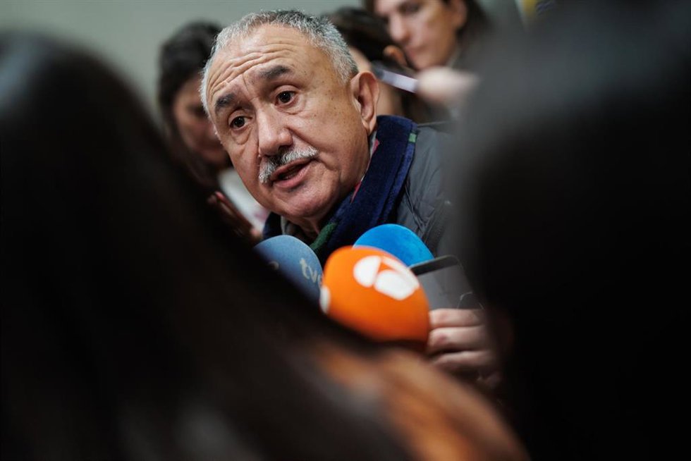 El secretario general de UGT, Pepe Álvarez