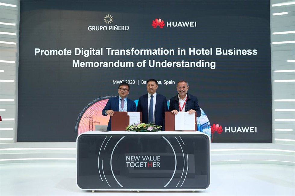 Grupo Piñero y Huawei firman un acuerdo de colaboración tecnológica en hoteles de República Dominicana