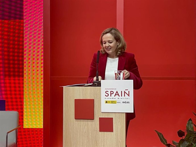 La vicepresidenta primera y ministra de Asuntos Económicos y Transformación Digital, Nadia Calviño.