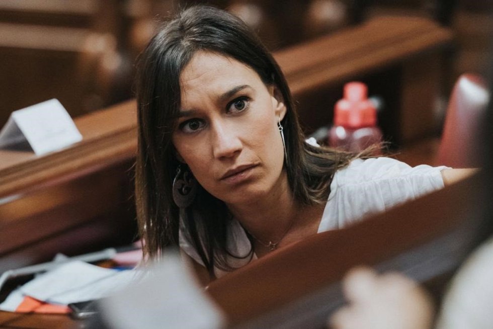 Archivo - La presidenta del Grupo Parlamentario Socialista, Nira Fierro