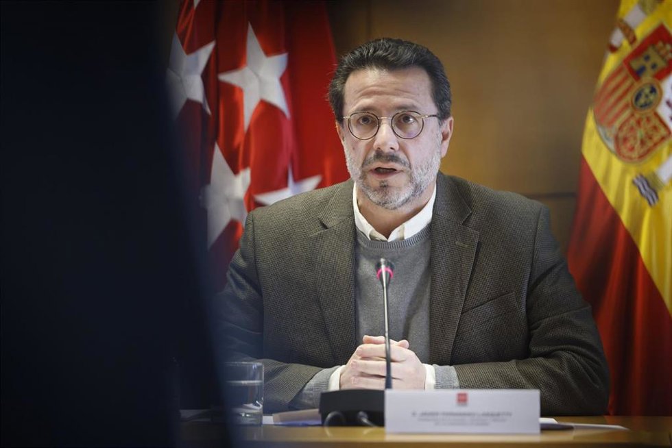 El consejero de Economía, Hacienda y Empleo, Javier Fernández-Lasquetty