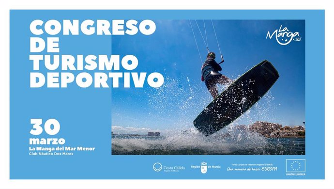 Cartel anunciador del Congreso de Turismo Deportivo 'La Manga 365'