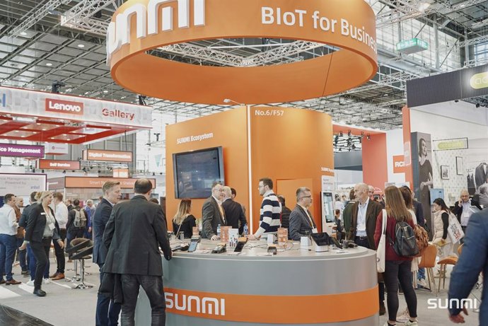 SUNMI's Booth 6/F57 at EuroShop2023