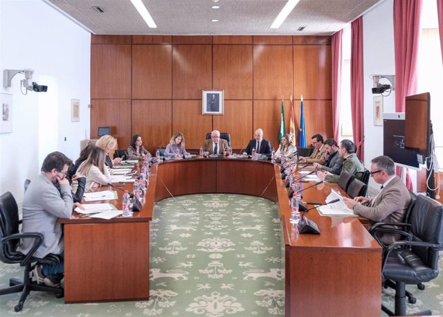 Reunión de la Junta de Portavoces del Parlamento de Andalucía, este jueves
