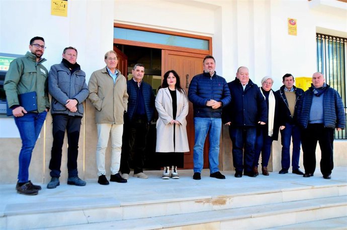 Visita de la Junta para revisar los trabajos de la Cañada Real de los Potros