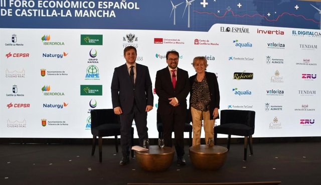 El consejero de Fomento, Nacho Hernando, en el II Foro Económico Español 'Castilla-La Mancha: Logros y Desafíos', organizado por El Español.