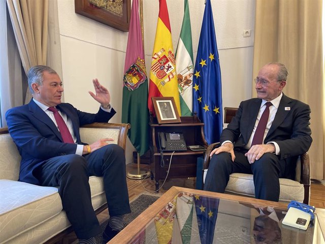 José Luis Sanz y Francisco De la Torre se reúnen en Málaga.
