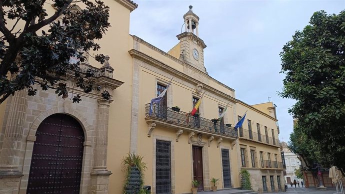 Fachada del Ayuntamiento de Jerez de la Frontera (Cádiz)