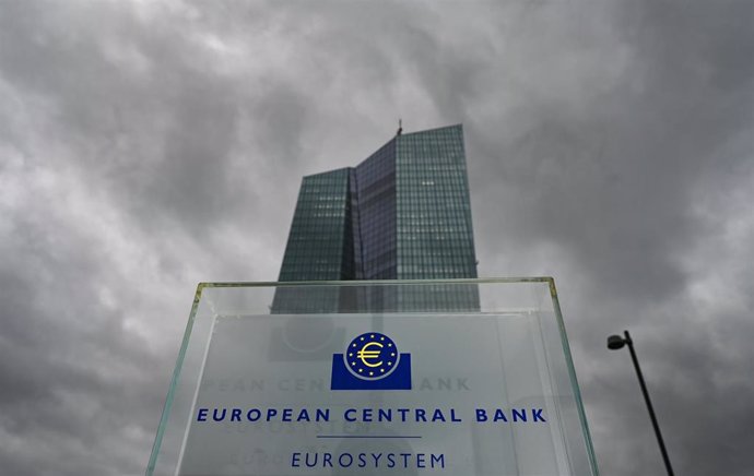 FILED - 01 February 2023, Hesse, Frankfurt/Main: Aview of the headquarters of the European Central Bank (ECB). Photo: Arne Dedert/dpa