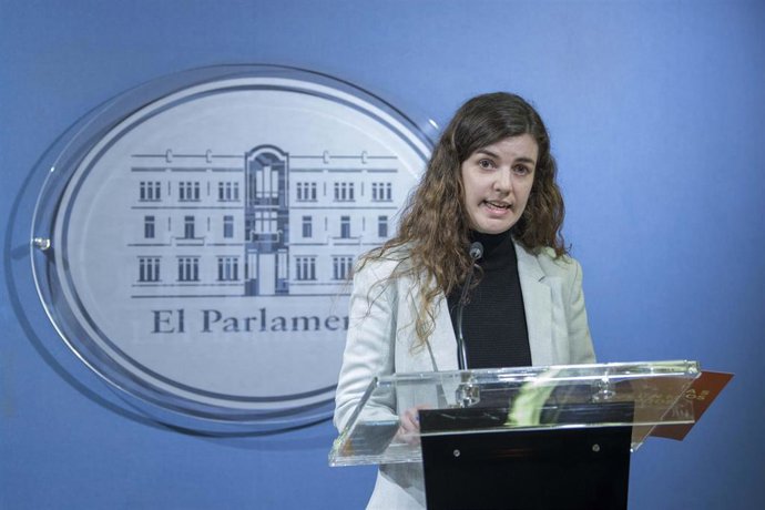 La portavoz adjunta de UP en el Parlament, Esperana Sans.