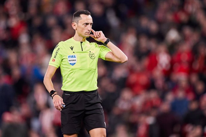 Archivo - Sanchez Martinez reacts during the La Liga Santander match between Athletic Club and Real Madrid CF at San Mames  on January 22, 2023, in Bilbao, Spain.