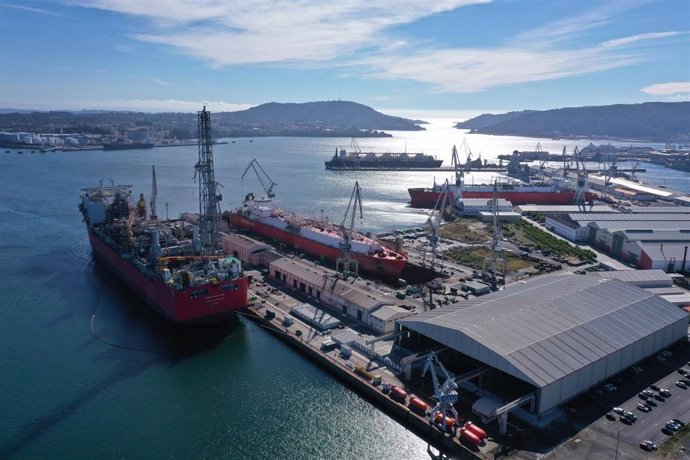 Archivo - Navantia reparó en la ría de Ferrol durante 2022 hasta 19 buques