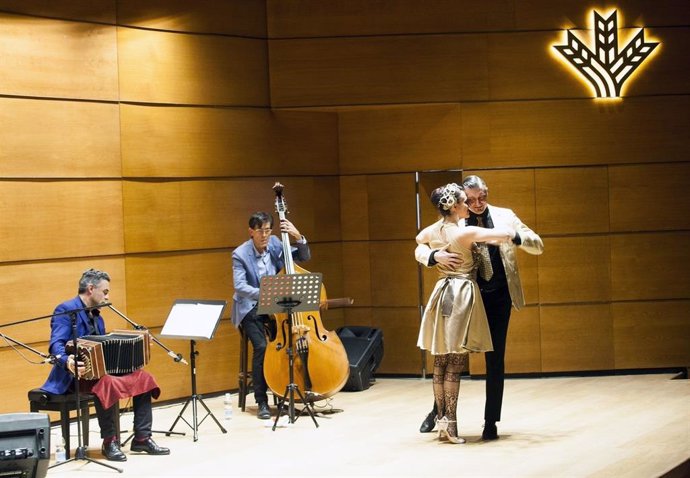 Actuación de tango en el Auditorio Caja Rural, en imagen de archivo