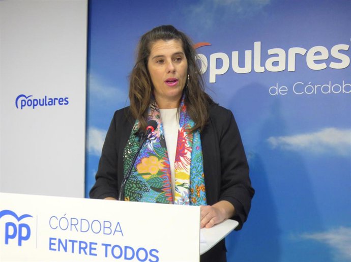 La secretaria general del PP de Córdoba, Araceli Cabello.