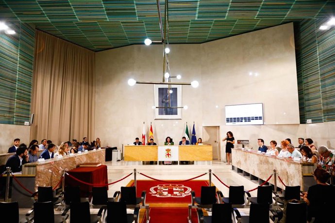 Archivo - Pleno en el Ayuntamiento de Almería.