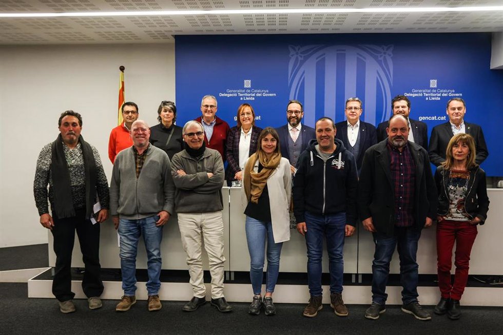 Los participantes de la reunión