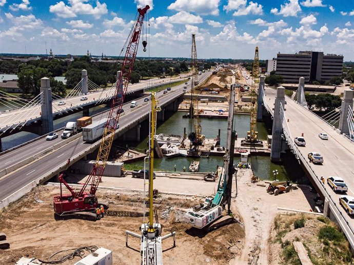 Archivo - Autopista I-35, en Texas