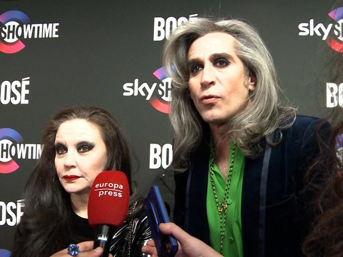 ALASKA Y MARIO VAQUERIZO EN LA PRESENTACIÓN DEL BIOPIC 'BOSÉ'