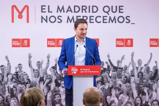 Archivo - Juan Lobato, secretario general del PSOE-M y portavoz del partido socialista en la Asamblea de Madrid