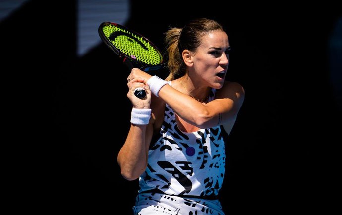 Archivo - La tenista española Nuria Párrizas durante un torneo