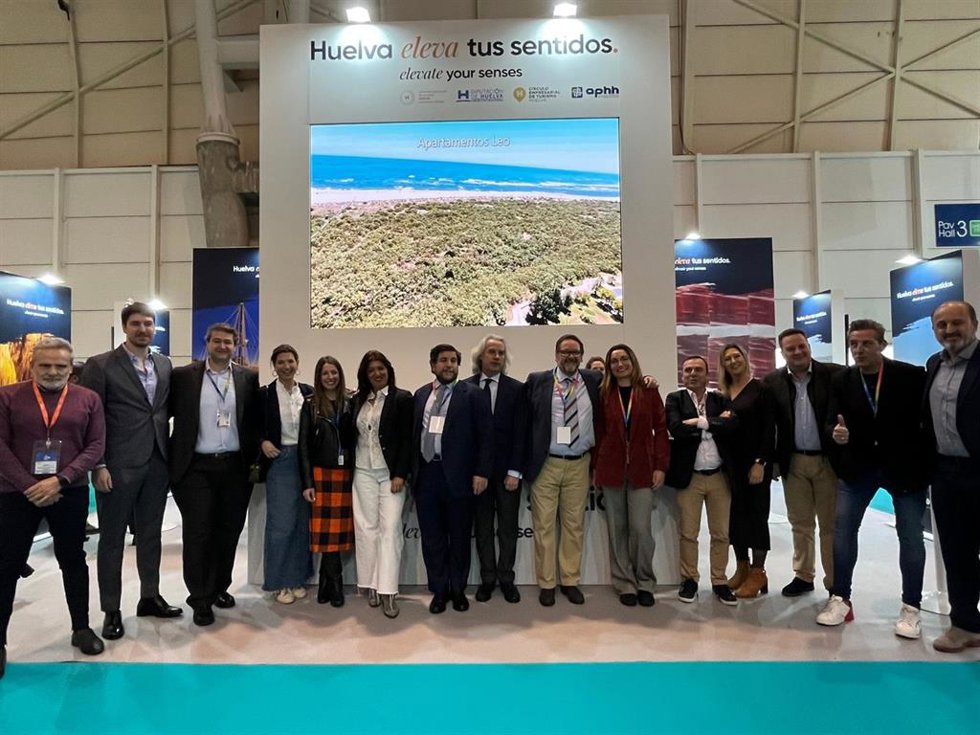 Imagen de la participación onubense en la Bolsa Internacional de Turismo de Lisboa (BTL).