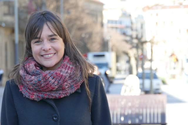 Begoña Alfaro, candidata de Contigo Navarra en las elecciones forales