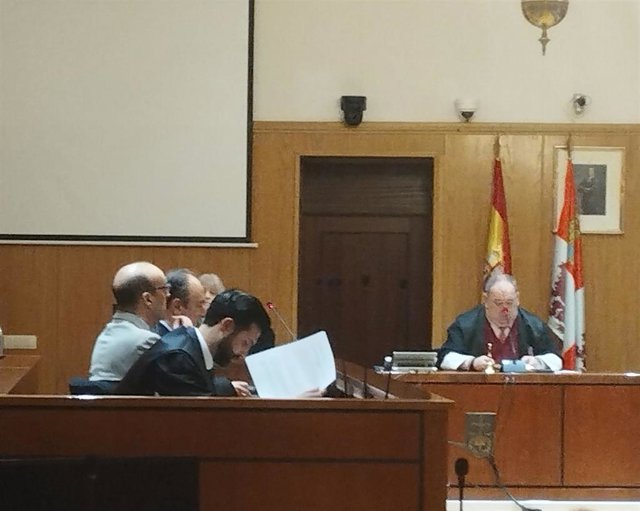 El asesino de África, durante la vista de conformidad celebrada este viernes en la Audiencia de Valladolid.