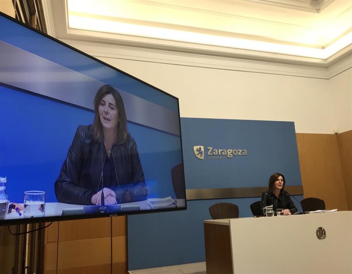 La concejal de Vivienda del Ayuntamiento de Zaragoza, Carolina Andreu