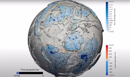 Modelo geológico recrea los últimos 100 millones de años de la Tierra