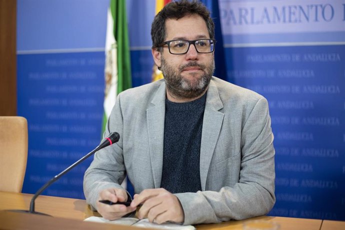 El portavoz del grupo parlamentario Adelante Andalucía, José Ignacio García, en una foto de archivo.