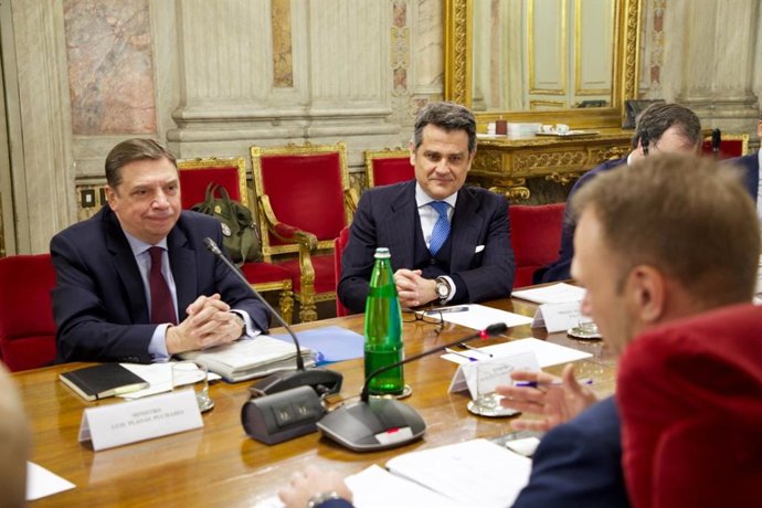 El ministro de Agricultura, Pesca y Alimentación, Luis Planas, se reúne con su homólogo italiano, el ministro de Agricultura, Soberanía Alimentaria y de los Bosques, Francesco Lollobrigida, en Roma