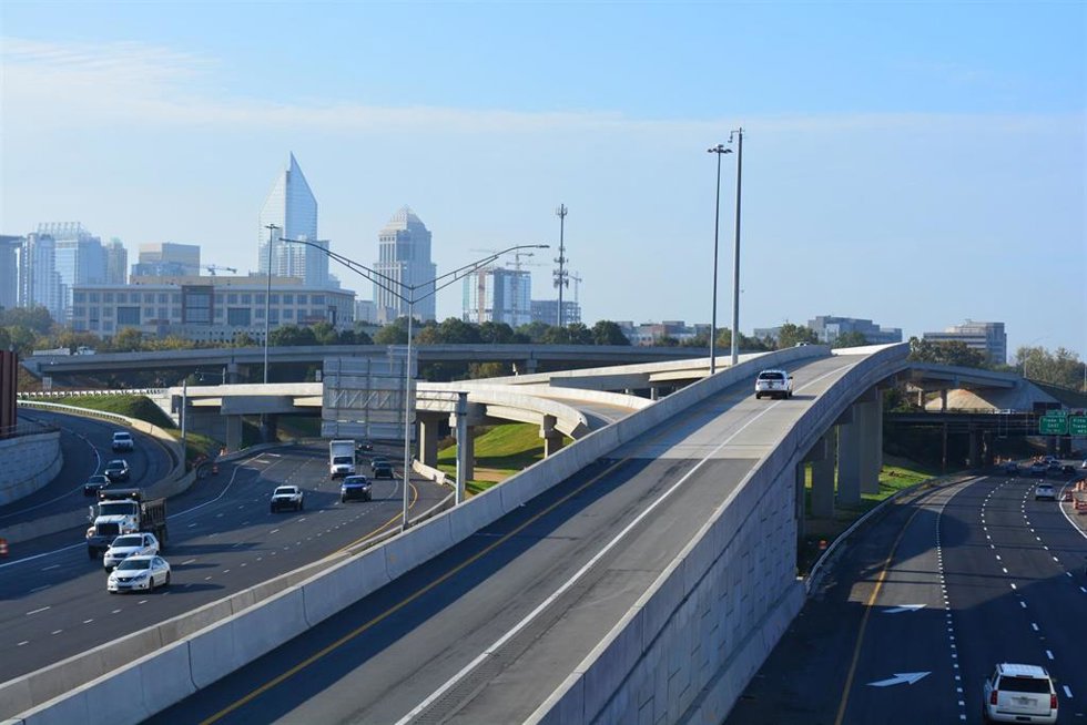 Archivo - Autopista I-77 de Ferrovial, en Carolina del Norte