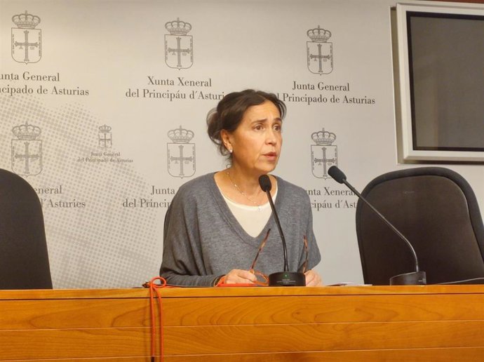 Archivo - La portavoz socialista en la Junta General, Dolores Carcedo