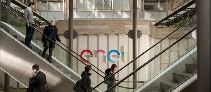 Archivo - Logo de Enel