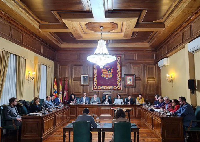 Pleno del Ayuntamiento de Teruel.