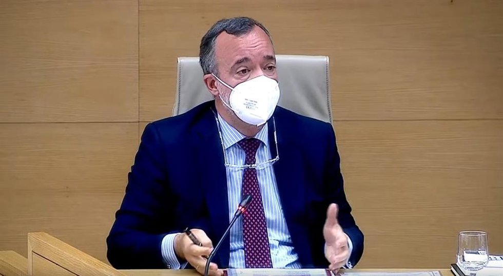 Archivo - El exsecretario de Estado de Seguridad con el PP Francisco Martínez declara en la comisión Kitchen del Congreso