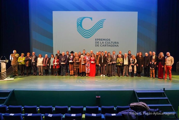 Cartagena entrega los galardones de la II Gala de los Premios de la Cultura