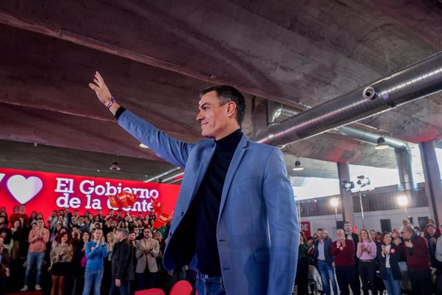 El secretario general del PSOE y presidente del Gobierno, Pedro Sánchez,