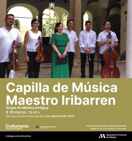 La Diputación organiza un ciclo de conciertos en Cuaresma interpretados por la Capilla de Música Maestro Iribarren