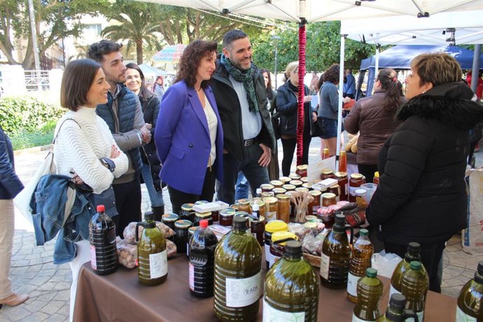 La alcaldesa de Almería, María del Mar Vázquez, en GastroArt