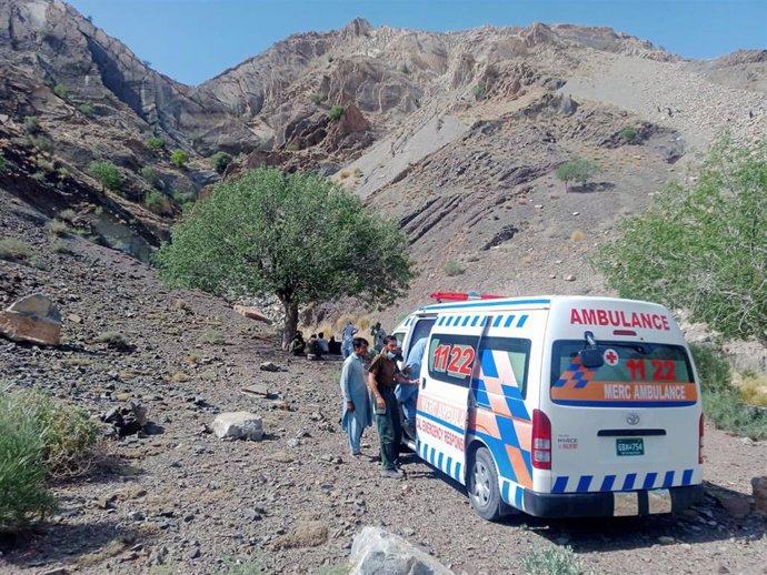 Archivo - Ambulancia en Pakistán en una imagen de archivo