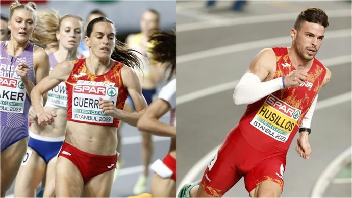 Husillos y Guerrero rozan medalla en el Europeo de Estambul